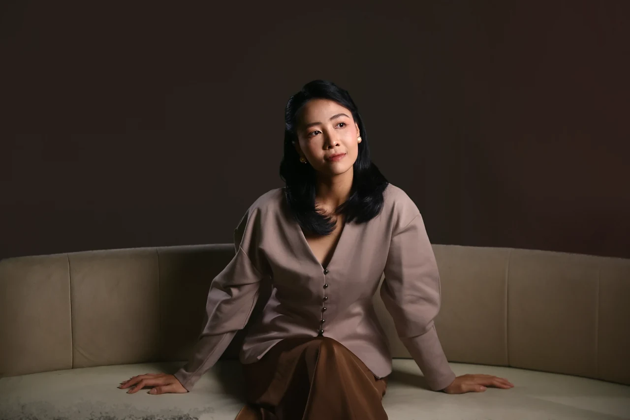 Lương Ánh Ngọc trong buổi tập, đại diện cho phương pháp coaching giảm mỡ của The Young Body